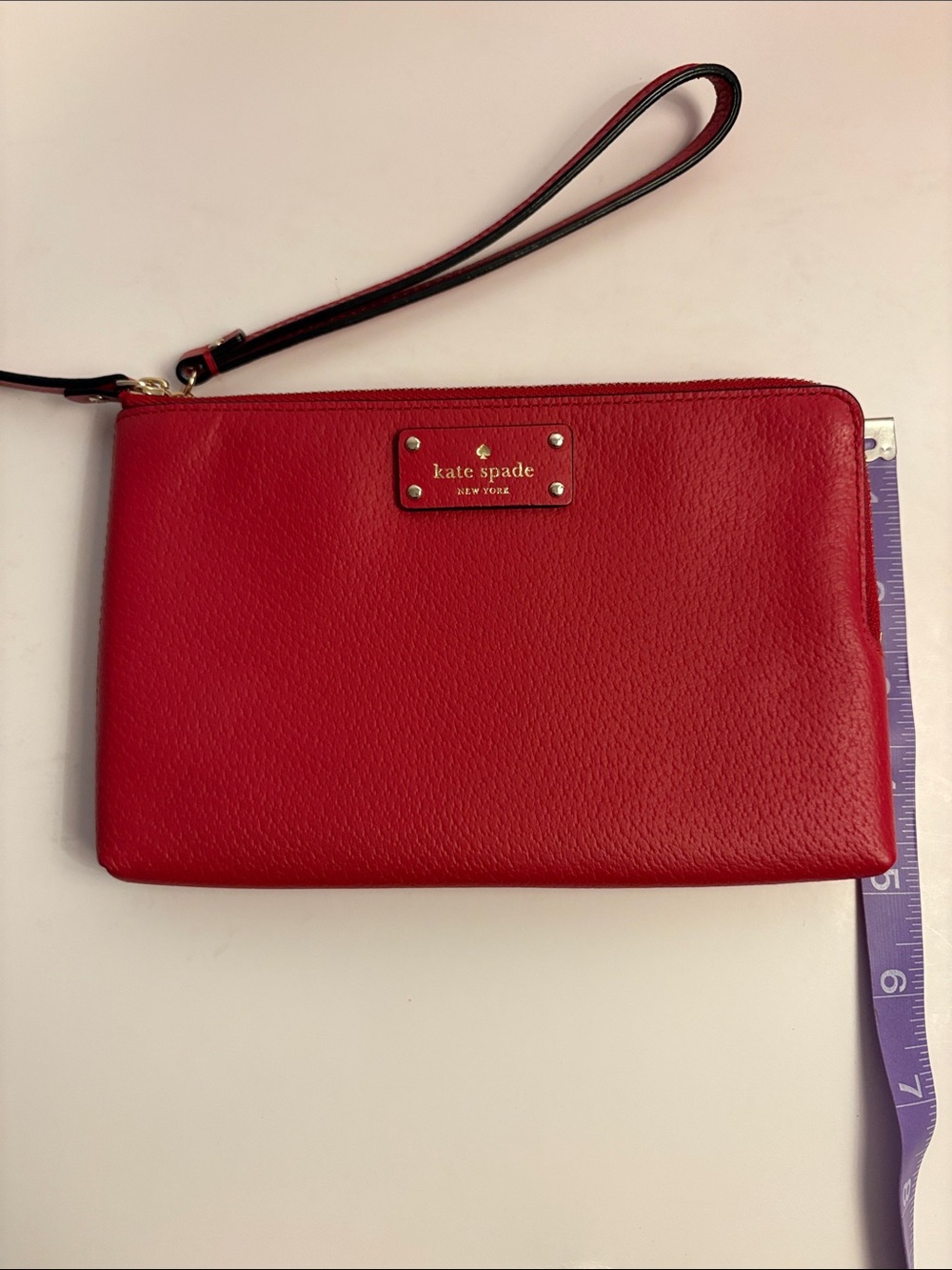 kate spade Red Leather Wristlet with Detachable Strap - Picture 11 of 11